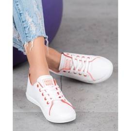 Ideal Shoes Mode sportssko hvid 2