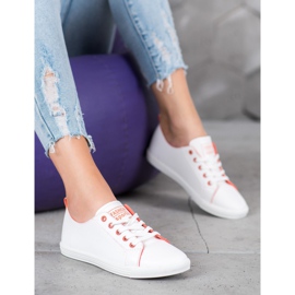 Ideal Shoes Mode sportssko hvid 1