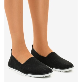 Sorte GF-HJS12-1 Lycra Slip-On sneakers 1
