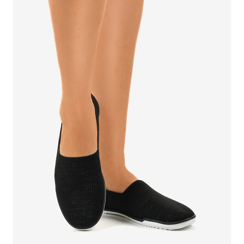 Sorte GF-HJS12-1 Lycra Slip-On sneakers 2