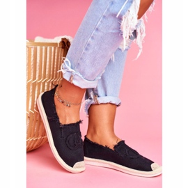 PS1 Flaure Black kvinders Espadriller sort 1