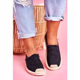 PS1 Flaure Black kvinders Espadriller sort 2