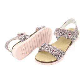 Pink Sandaler i Leopard Print Bartek 76183-BBK lyserød 3