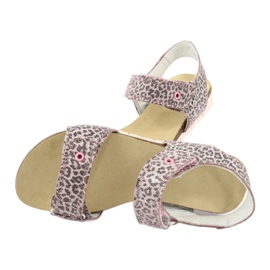 Pink Sandaler i Leopard Print Bartek 76183-BBK lyserød 4