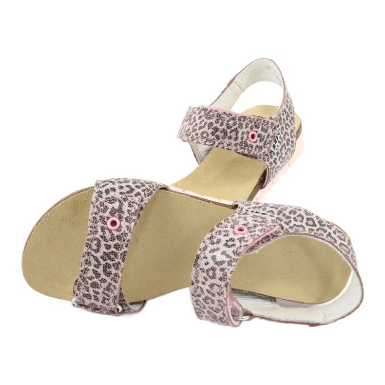 Bartek lyserøde sandaler med leopardprint 79183-BBK 4