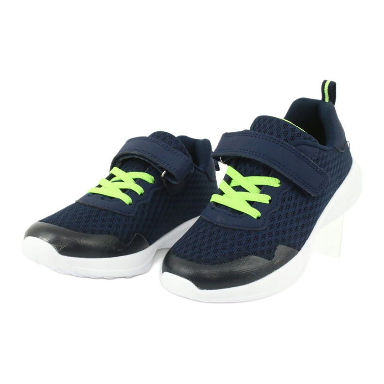 Sportssko til velcro Navy Blue/Green News 20Z55-2312 blå 2