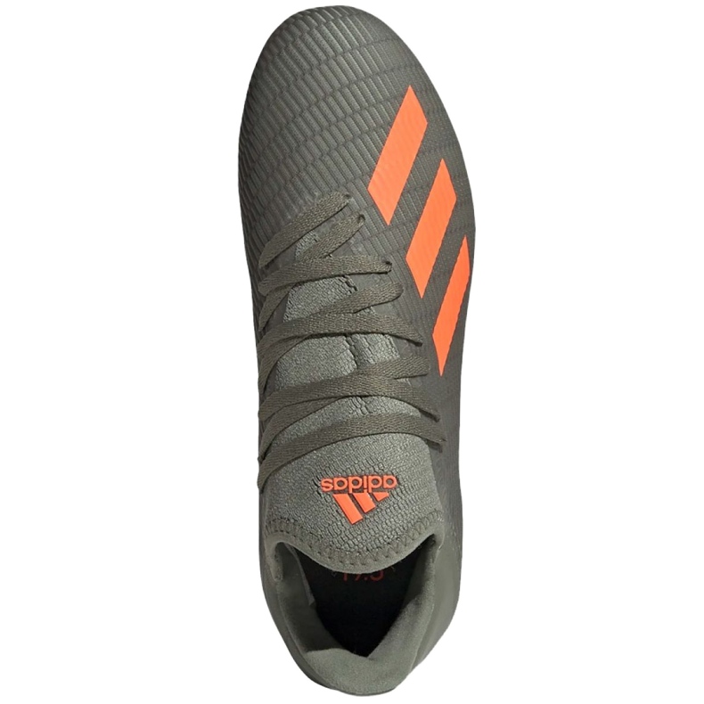 Adidas X 19.3 Fg Jr EF8374 fodboldstøvler kaki 1