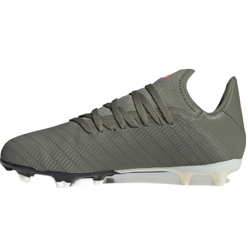 Adidas X 19.3 Fg Jr EF8374 fodboldstøvler kaki 2