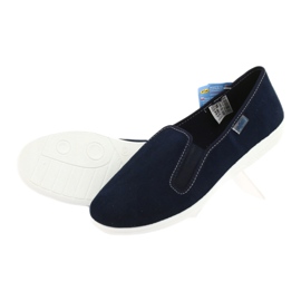 Befado ungdoms pvc sko 401Q047 marineblå 3