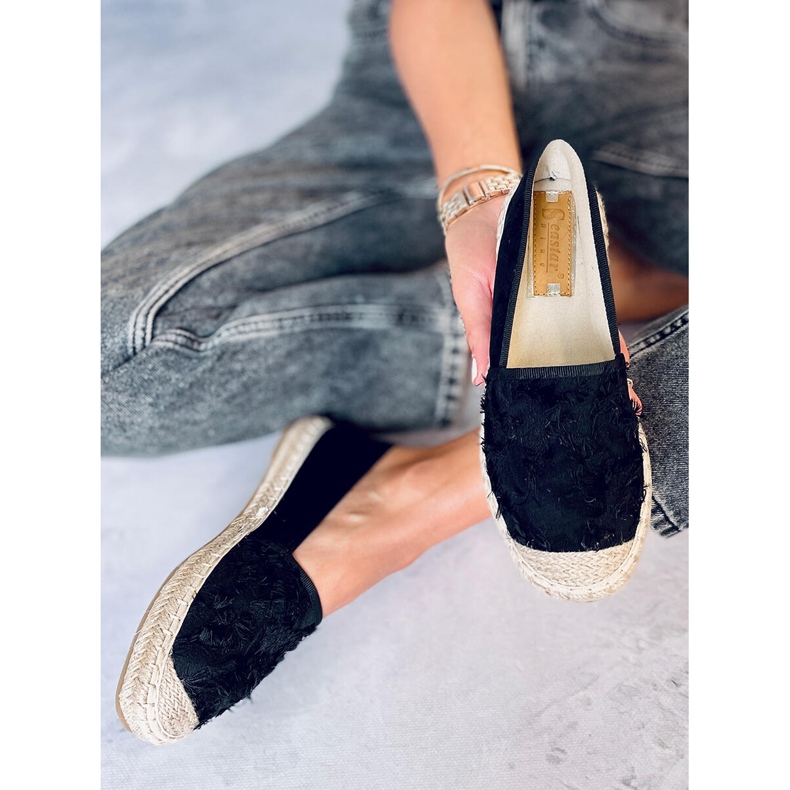 Sorte espadriller til kvinder BB29 Sort 1