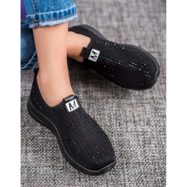 SHELOVET Slipons med krystaller sort 1