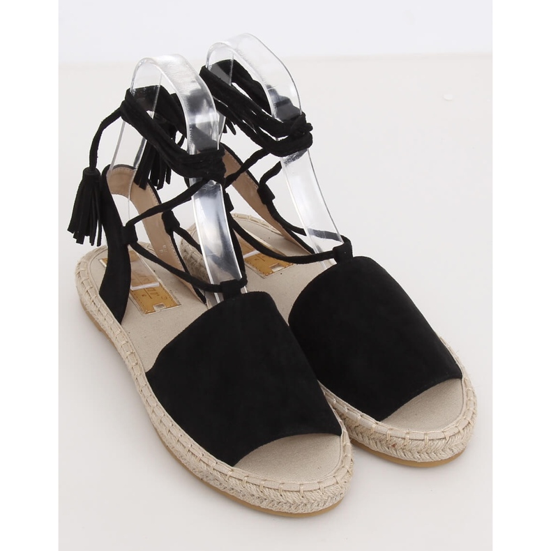 Sort espadriller til kvinder BB25 Sort 2
