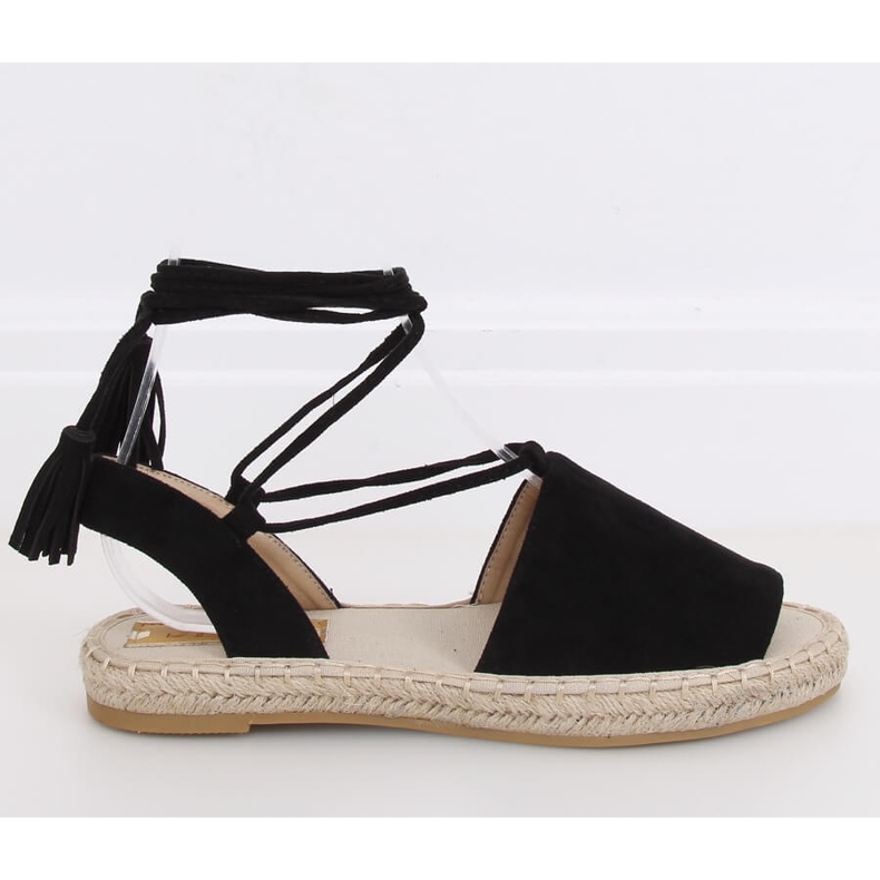 Sort espadriller til kvinder BB25 Sort 1