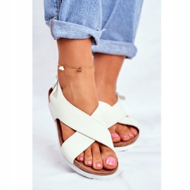Kvinders sandaler Big Star White FF274623 hvid 2