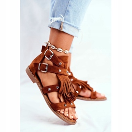 Boho Camel Balms kvindersandaler brun 1