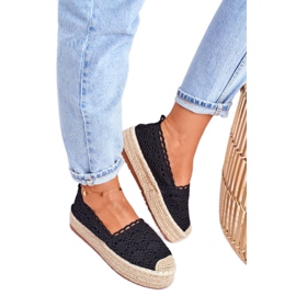 ADY Dame Espadrilles Blonder Sort Desante Platform brun 3