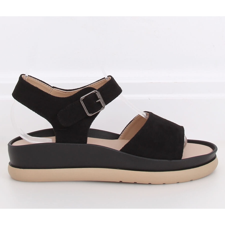 Sorte kvinders sandaler YJ860 Nero 1
