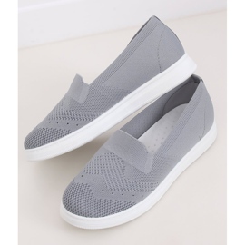Grå Kvinders grå sneakers ZK069 Grigio 2