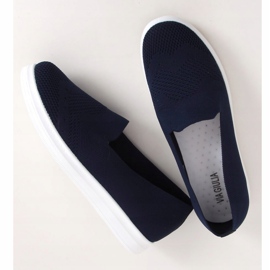 Marineblå sneakers ZK069 Blu 1