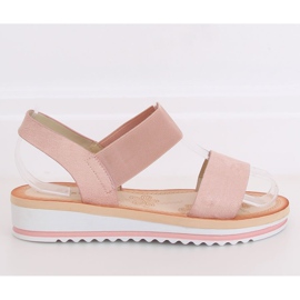 Pink damesandaler E008 Pink lyserød 1