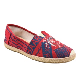 Røde herresko espadrilles BKA-48 blå 1
