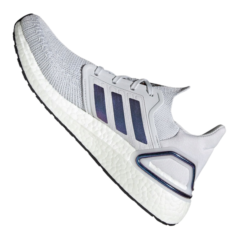 Sko adidas UltraBoost 20 M EG0695 hvid flerfarvet blå 2