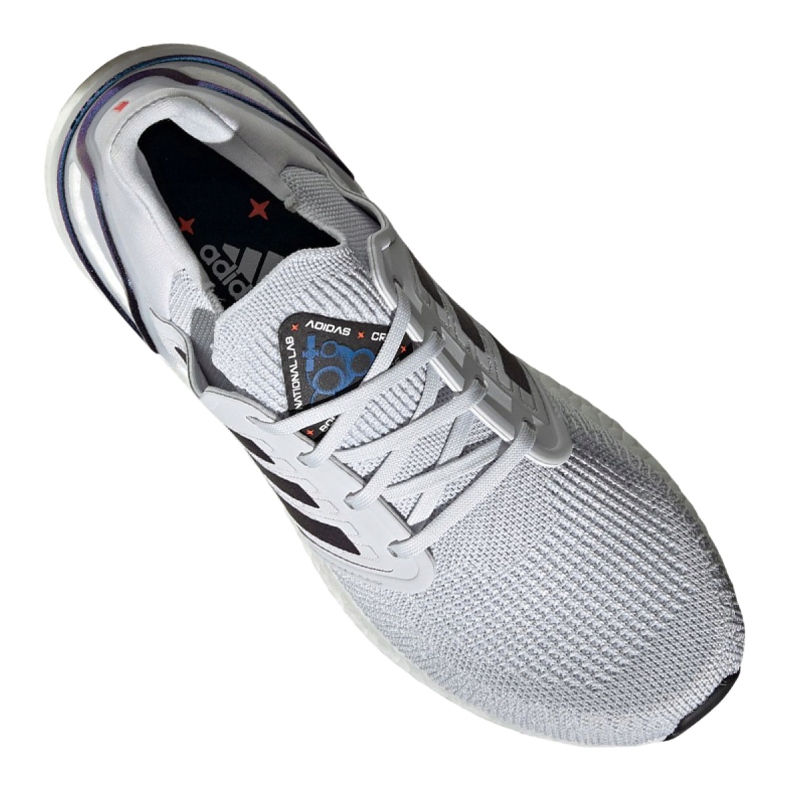 Sko adidas UltraBoost 20 M EG0695 hvid flerfarvet blå 3