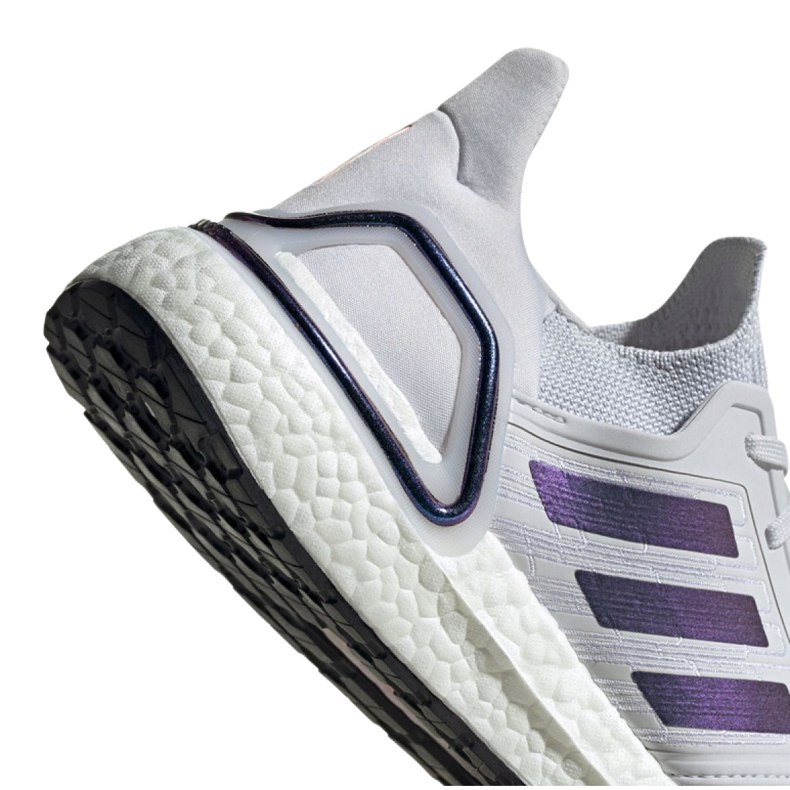 Sko adidas UltraBoost 20 M EG0695 hvid flerfarvet blå 4