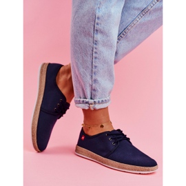 Dame Espadrilles Big Star Marineblå FF276042 2