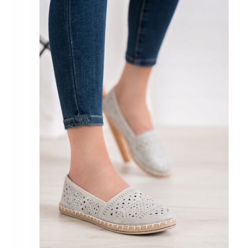 MCKEYLOR Aztec Espadrilles Med Aztec -mønstre grå 2
