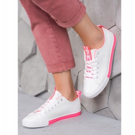 SHELOVET Sneakers Med Eco Leather Nice hvid 2