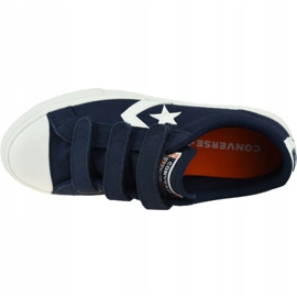 Converse Star Player Low Kids 667547C sko marineblå grå 2