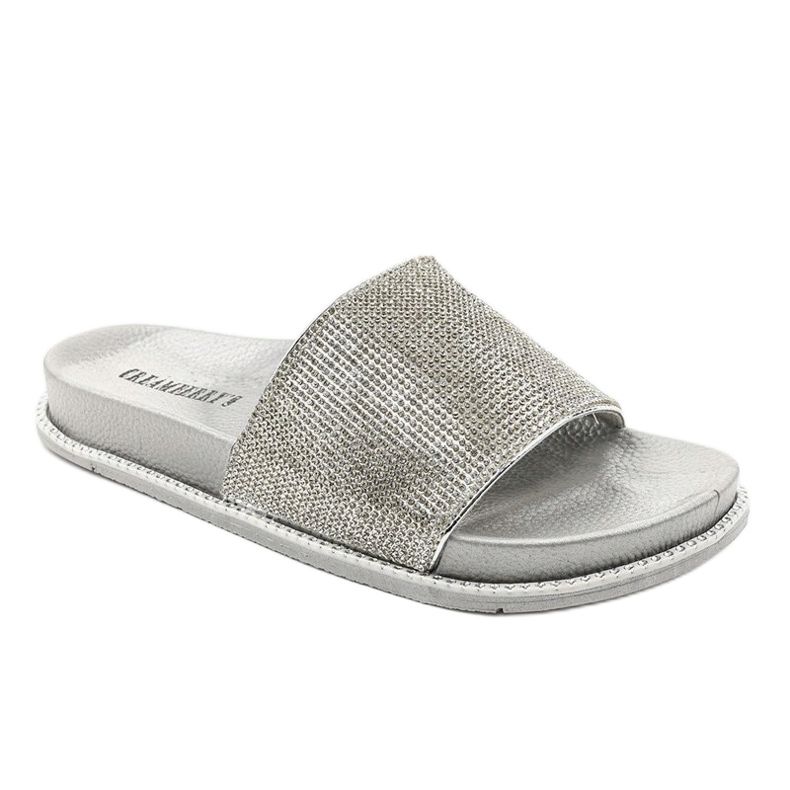 Sølvblanke hjemmesko RL216 grå 1