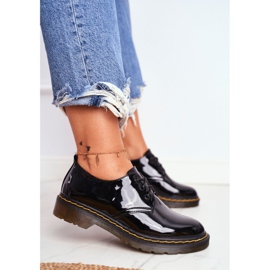 SEA Kvinders Brogues lakeret sort Gør det bedre! 2