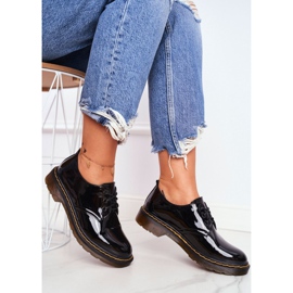 SEA Kvinders Brogues lakeret sort Gør det bedre! 1