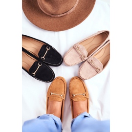 BUGO Loafers til kvinder Suede Camel Dive brun 1