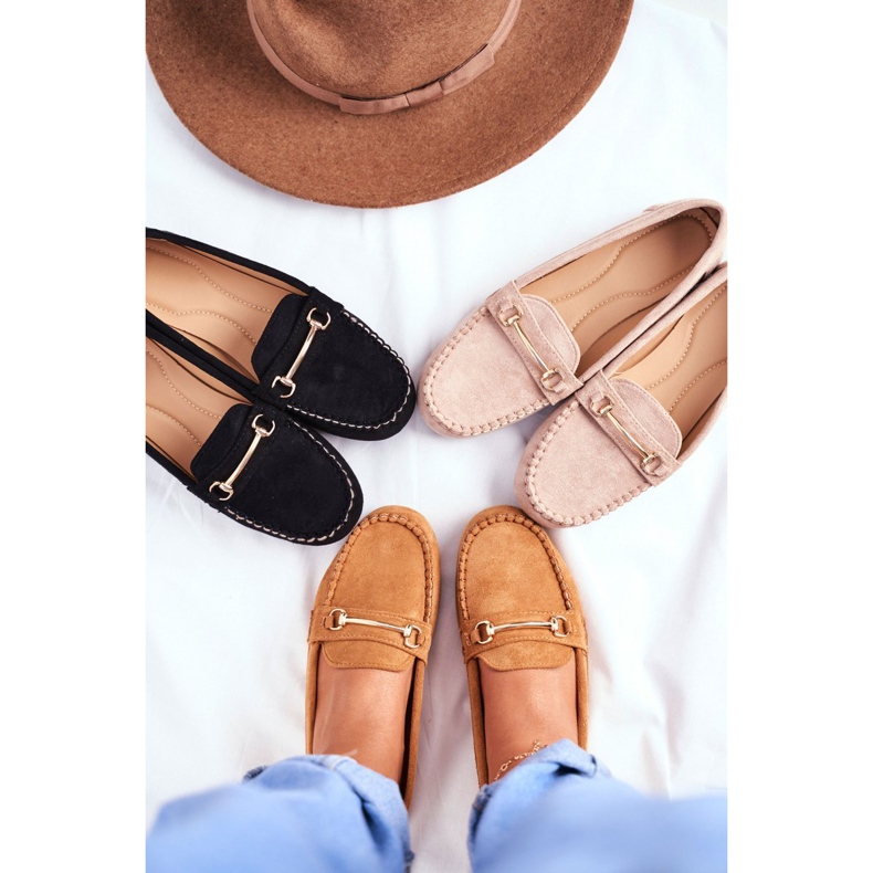 BUGO Loafers til kvinder Suede Camel Dive brun 1
