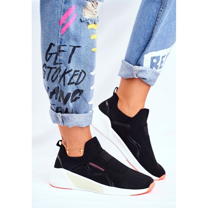 Sportssko til kvinder Cross Jeans Sort FF2R4116C 1