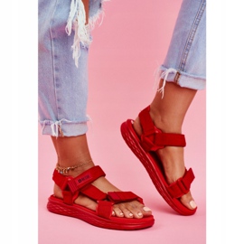 Sandaler til kvinder Big Star Red FF274A602 rød 2