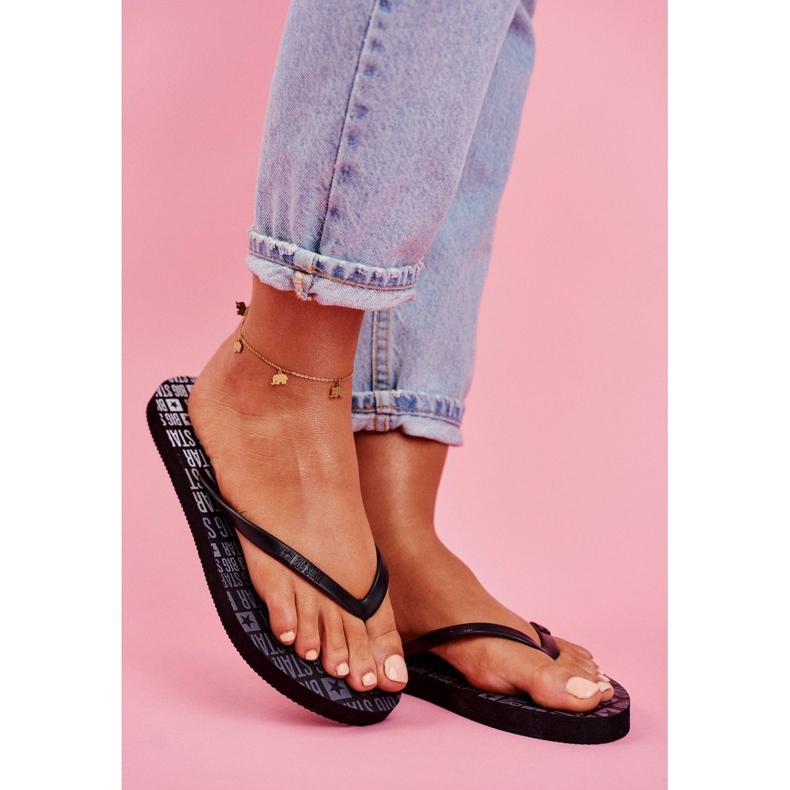 Kvinders hjemmesko Flip-flops Big Star Black FF274A303 sort 1
