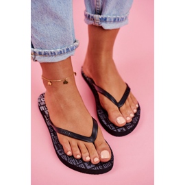Kvinders hjemmesko Flip-flops Big Star Black FF274A303 sort 2