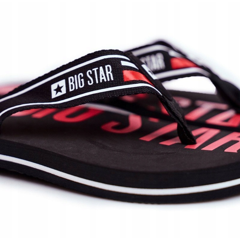 Mænds hjemmesko Flip-flops Big Star Black FF274A450 sort 1