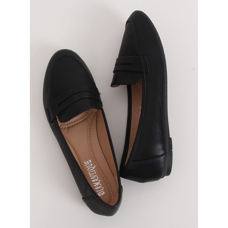 Sorte kvinders loafers 98-29 Sort 1