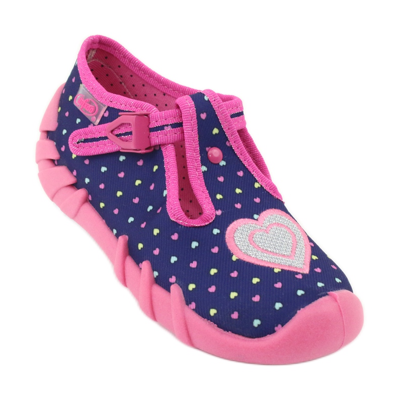 Befado børnesko 110P362 marineblå lyserød 2