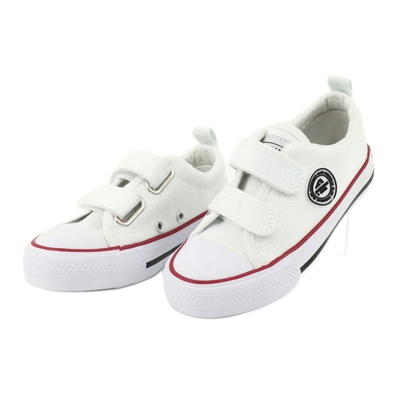 American Club Hvide amerikanske LH41 velcro sneakers 2