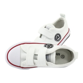 American Club Hvide amerikanske LH41 velcro sneakers 5