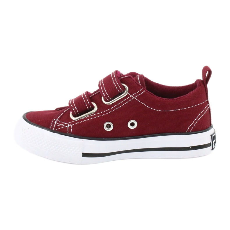 American Club Burgundy velcro sneakers American LH39 rød 1