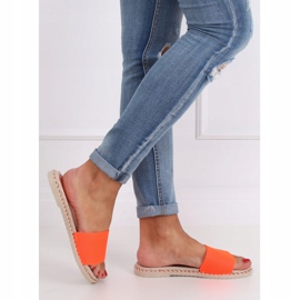 Orange dametøfler 35-185 Orange 2
