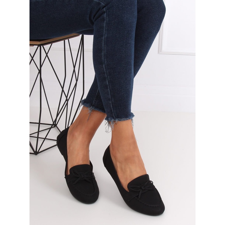 Sorte kvinders loafers 98-30 Sort 1
