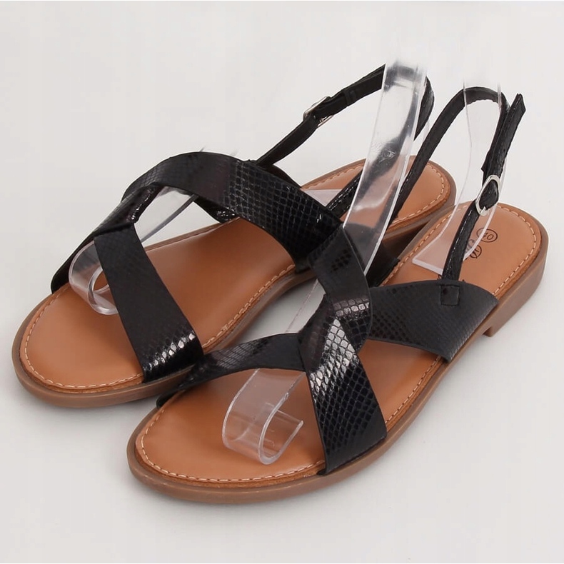 Sorte kvinders sandaler 222-31 Sort 1